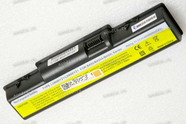 АКБ Lenovo B450 4400mAh (L09M6Y21, L09S6Y21) replace