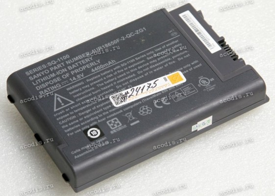 АКБ Acer Ferrari 3000, 3200, 3400, Quanta Z500, Travelmate 6000, 650, 660, 800, 8000, Roverbook NAUTILUS Z500 4400mAh (SQ-1100, BTP-650, BTP-800SY, SQ-2100, SQU-202)