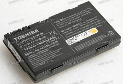 АКБ Toshiba Satellite M30X, M35X, Pro M40X 4300mAh (PA3395U-1BRS, PA3421U-1BRS)