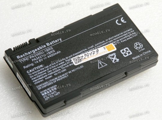 АКБ Toshiba Satellite M30X, M35X, Pro M40X 4400mAh (PA3395U-1BRS, PA3421U-1BRS) replace