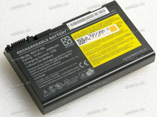 АКБ Lenovo 3000 C100, Acer Travelmate 290, 291, 4050, 4051 4300mAh (92P1180, 92P1179, BATCL50L, BTT3504.001)