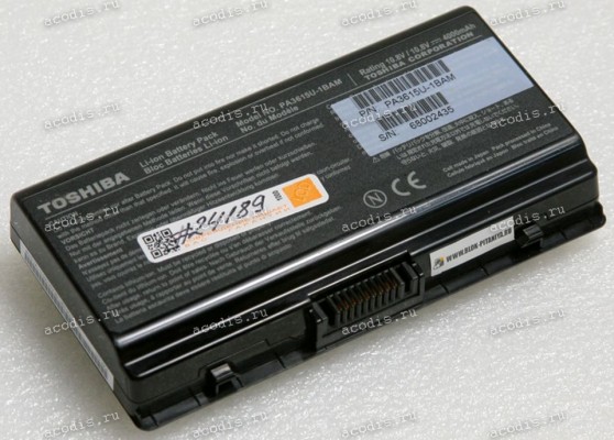 АКБ Toshiba Satellite L401, L402, L45, Pro L40 4000mAh (PA3615U-1BRM, PA3615U-1BRS, PABAS115, PA3615U-1BAM)