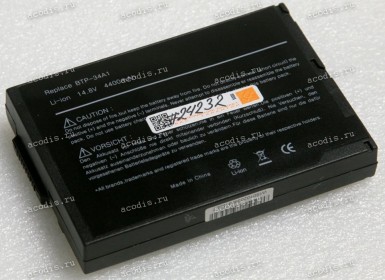 АКБ Acer TravelMate 520, 530 4400mAh (BTP-34A1) replace