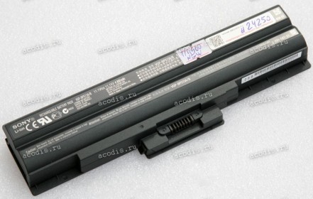 АКБ Sony VGN-AW, BZ, CS, FW, NS, NW, SR, TX, VPC-B, CW, F, F11, M, NS, NW, S11 11,1V 4800mAh/54Wh чёрный NEW original настоящий оригинал с хранения, а не подделка