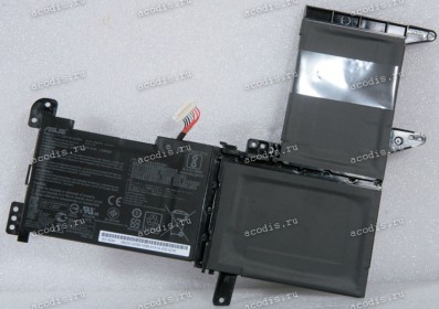 АКБ Asus F510U, F510UA, F510UN, F510UQ, F510UR, S510U, S510UA, S510UF, S510UN, S510UQ, S510UR, X510U, X510UA, X510UF, X510UN , X510UQ, X510UR (B31Bi9H, B31N1637, B31N1732, C31N1637, 0B200-02590100) 11,52V(13,2V) 42Wh 3553(3653)mAh NEW original