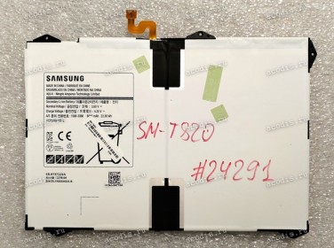 АКБ Samsung SM-T820 (3,80V 6000mAh 22.80Wh EB-BA825ABA, GH43-04716A) original с разбора