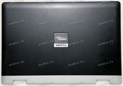 Верхняя крышка Fujitsu Siemens Amilo Pro V3405 чёрная с белой полосой (60.4P304.002)