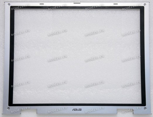 Верх. кр. рамка Asus M6800N серебристая с чёрным кантом (13-N951AP170)