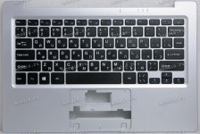 Keyboard Digma EVE 300 ES3004EW, CITI E301 (MB3081003 YXT) + topcase SP08855 (Black/Silver/Matte/RUO)