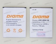 АКБ Digma LINX ARGO 3G (SP09429, 3,7v, 1700mAh)