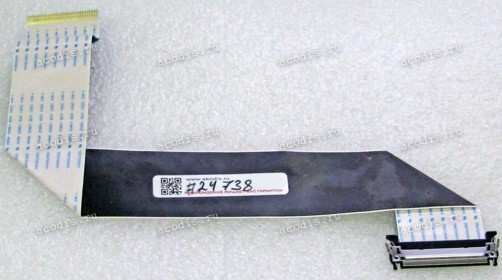 LCD LVDS FFC шлейф мониторный обратный 30 pin, шаг 1.0 mm, длина 274 mm Samsung S22C450B, S22C450D, S22E450B, S22E450D (p/n BN96-24134M), с замком с одной стороны