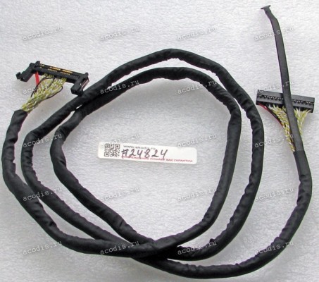 LCD LVDS cable FIR-E51PIN 51 pin 2 Ch 8-bit 1000 mm красный слева LG