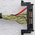 LCD LVDS cable FIR-E51PIN 51 pin 2 Ch 8-bit 1000 mm красный слева LG