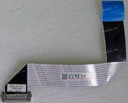 LCD LVDS FFC шлейф мониторный обратный 30 pin, шаг 1.0 mm, длина 280 mm Samsung S23C450D, S23E200B (p/n BN96-26694K), с замком с одной стороны