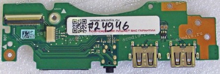 USB & Audio & CardReader board Asus UX530UX (p/n 90NB0ED0-R10020) REV: 2.0