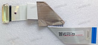LCD LVDS FFC шлейф мониторный обратный 30 pin, шаг 1.0 mm, длина 240 mm LG Electronics Monitor E2342T-BN (p/n EAD61905276), с замком с одной стороны
