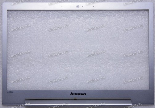 Верх. кр. рамка Lenovo IdeaPad U430, U430P серебристый (3DLZ9LBLV10)