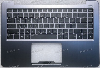 Keyboard Asus E403NA-3A серый металл, русифицированный (90NB0DT1-R31RU1, 13N1-0ZA0B01)+Topcase