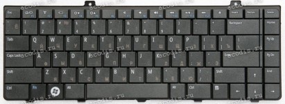 Keyboard Dell Inspiron 1440 чёрная, матовая русифицированная (NSK-DK001, PK1308B2A00)