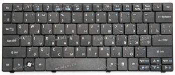 Keyboard Acer Aspire 1410T чёрная, матовая русифицированная (MP-09B96SU-6982, PK130I23A18)