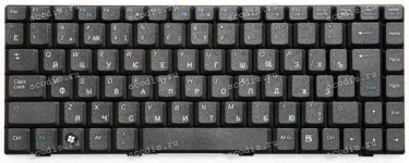 Keyboard Asus W5000(W5), W5F, W7  чёрная, матовая русифицированная (V022462BS1 )