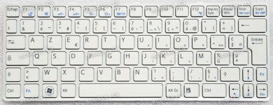 Keyboard Sony SVE11, SVE111 белая матовая нерусифицированная (149036941 )