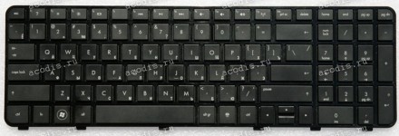 Keyboard HP/Compaq dv6-6000 чёрная матовая русифицированная (640436-251, 634139-251, V122603AS1-RU)