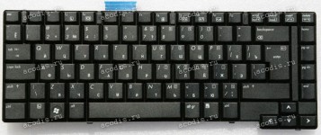 Keyboard HP/Compaq 6735B чёрная матовая русифицированная