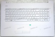 Keyboard HP 17AK, 17BS белая в белом топкейсе русифицированная (926561-251, 8K1751, 46M.0C7CS.0057, 46M0C7CS0057, 4600C7110001, 921266-251, HPM16M63SU-4421, 4900CD070C0R) +Topcase original