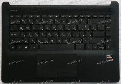 Keyboard HP 14-ck, 14-ck0001u, 14-cm, 14T-cm, 14Z-cm, 14-dg, 14q-cs, 14q-cy чёрная матовая, русифицированная (6070B1306303, SB550A-73H0, 2H1719-05330D, NSK-XM0SV, 9Z.NF2SV.00R, 6037B0143122, L15599-251, L23241-251)+Topcase