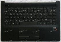 Keyboard HP 14-ck, 14-ck0001u, 14-cm, 14T-cm, 14Z-cm, 14-dg, 14q-cs, 14q-cy чёрная матовая, русифицированная (6070B1306303, SB550A-73H0, 2H1719-05330D, NSK-XM0SV, 9Z.NF2SV.00R, 6037B0143122, L15599-251, L23241-251)+Topcase