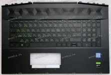 Keyboard HP Pavilion Gaming 17-cd0001 ... 17-cd0999, 17t-cd000  чёрная матовая русифицированная с подсветкой (L56886-001, L58850-001, L56889-001, AP2K9000310, AM2K9000300, NSK-XNXBC, 2H-BBQRUC25611, 9Z.NEZBC.X0R, PK132K81D05, 4H+NEZOM.10A, 6K+NEZOM.10A, 6