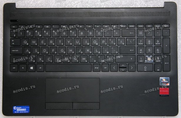 Keyboard HP 250 G7, 255 G7 15-DA, 15-DB, 15-DR, 15G-DR, 15T-DA, 15T-DB, 15Z-DA, 15Z-DB чёрная матовая русифицированная (7GL94EA#ACB, AM29M000100, AP2HJ000300, NSK-XNESC, 9Z.NEZSC.E0R, PK1329I1A05, NSK-XN1BC-US, 4H+NEZ0M.10A, 6K+NEZ0M.10A)+Topcase