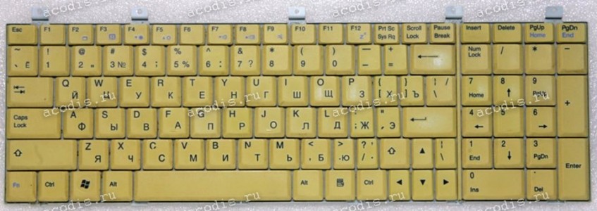 Keyboard LG E500, MSI CR500, CR600, CR620, CR700, CX600, CX620, GE620, ER710, EX600, EX620, EX625, EX630, MS-16362, MS-1652, MS-1683, VR600, VX600, возможно VR610X бежевая русифицированная (AEW32873604, S1N-3ERU611-C54, MP-03233SU-359K)