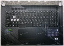 Keyboard Asus G712LV чёрный матовый, русифицированная (6051B1404101, 13NR03C1AP0101, 0KNR0-6813RU00)+Topcase