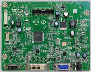 Mainboard Asus LMT 23,0" 1920x1080 VS239HV MAIN BOARD (04020-00131300) (715G5870-M01-001-004S) (CHIP NT68772UFG)