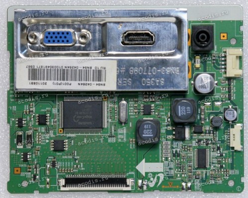 Mainboard Samsung 23,0" 1920x1080 S23A350H (BN94-04264N) (LS23A350 (S23A350H (LS23A350HS/Cl))) (SA350 (BN41-01627C)) (CHIP SE1079LMR-NT 1129-EB ARQYP) (REV:MD 0)