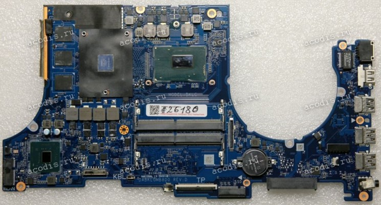 MB Asus FX504GE MB._0M/I5-8300H/AS R1.0(V4G)(HD)_NEW, NEW2 (Asus p/n: 90NR00I0-R00011, 90NR00I0-R00013, 60NR00I0-MB3200) MODEL: BKLG (DABKLGMB8D0 REV: D) nVidia N17P-G1-A1 (GTX 1050) (SR3Z0)