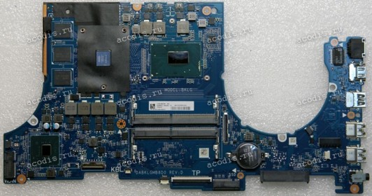 MB Asus FX504GE MB._0M/I5-8300H/AS R1.0(V2G)(HD)_NEW (Asus p/n: 90NR00I0-R00061, 60NR00I0-MB4400-101) DABKLGMB8D0 REV. D MODEL: BKLG, nVidia N17P-G1-A1 (GTX 1050) (SR3Z0)