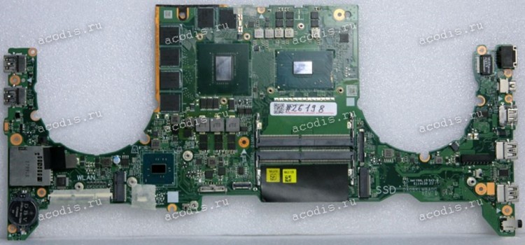 MB Asus GL503VM MB._0M/I7-7700HQ/AS (V6G)(W/O PCIE)(NEW) (Asus p/n: 90NB0GI0-R00021, 60NB0GI0-MB2230) MODEL: BKL DA0BKLMBAD0  REV. D  nVidia N17E-G1-A1 (GTX 1060)