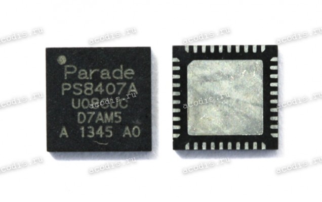 Микросхема Parade PS8407A 5x5mm 40-pin TQFN package (TQFN-40) HDMI Jitter Cleaning Repeater / Retimer, Low Power