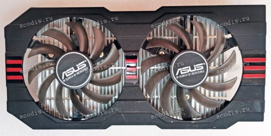 Сист.охл. Asus Graphics card ATI R7260/C582PI, Asus Graphics card ATI R7260-1GD5 (p/n 13070-00393000)  4 pin AL_FAN8X2 FS EF_4P_3K2I