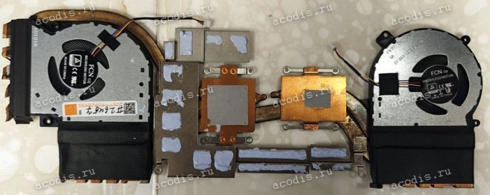 Сист.охл. Asus GL504GW (p/n 13NR01C1AM0101) 4+4 pin