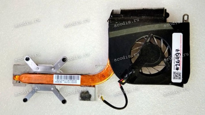 Сист.охл. HP Pavilion DV6000, DV6500, DV6700. DV6800 (p/n: 451860-001, KSB0605HB-6J51) 4pin