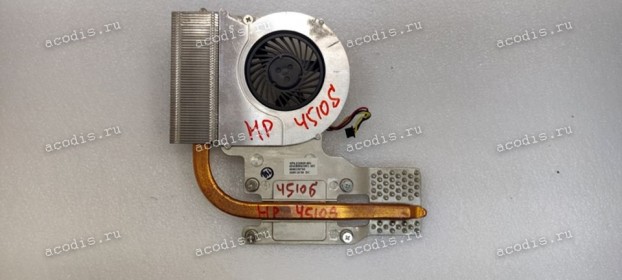 Сист.охл. HP ProBook 4510S (6043B0063801 A02, 535859-001, MCF-811AM05, 6033B0019101, 535766-001) 3pin