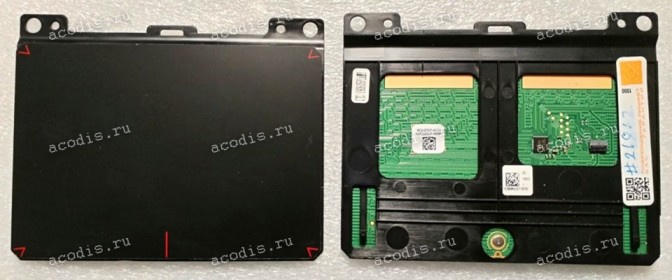 TouchPad Module Asus GL703VD, GL703VM (p/n 90NB0GM1-R90010, 04060-01200200, EBBKL011010) with holder with black cover with red marks