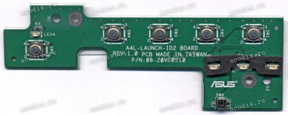 Power board Asus A4000, A6000, A4C, A4L (p/n: 08-20VC0510)