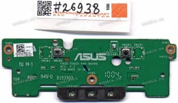 TouchPad Mouse Button board Asus F82Q, K40AB (p/n 69N0EJT10B01-01, N0AS1007TP0067847) REV: 2.1