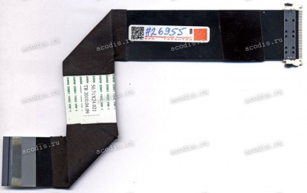 LCD LVDS FFC шлейф мониторный обратный 30 pin, шаг 1.0 mm, длина 270 mm Toshiba 22CV100U (p/n 50.71X24.011, 50.71X24.021)