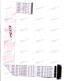 LCD LVDS FFC шлейф мониторный обратный 30 pin, шаг 1.0 mm, длина 375 mm LG Flatron 775FT (p/n EAD61905288)